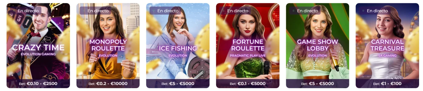 Casino en vivo Tsars casino